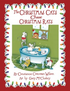 the christmas cats chase christmas rats